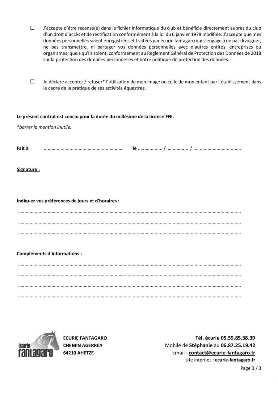 formulaire d inscription 2020 – 2021 – PAGE 3.pdf | Écurie Fantagaro